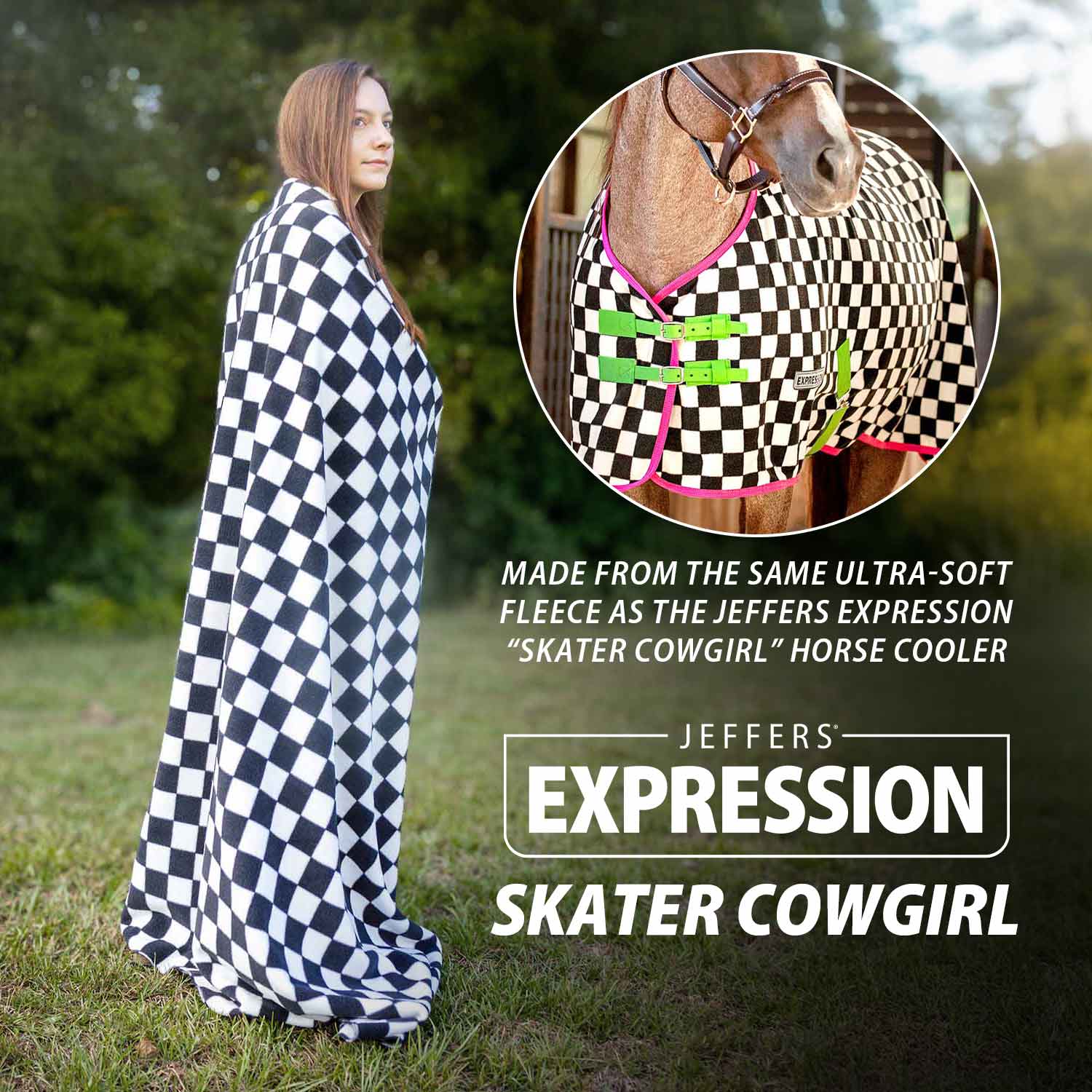 Expression Oversized Fleece Throw Blanket, 60