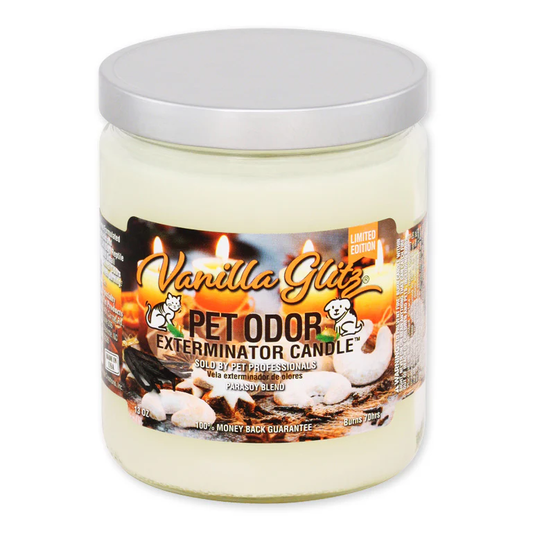 Pet Odor Exterminator Candle, Vanilla Glitz, 13 oz - Pet's Shop