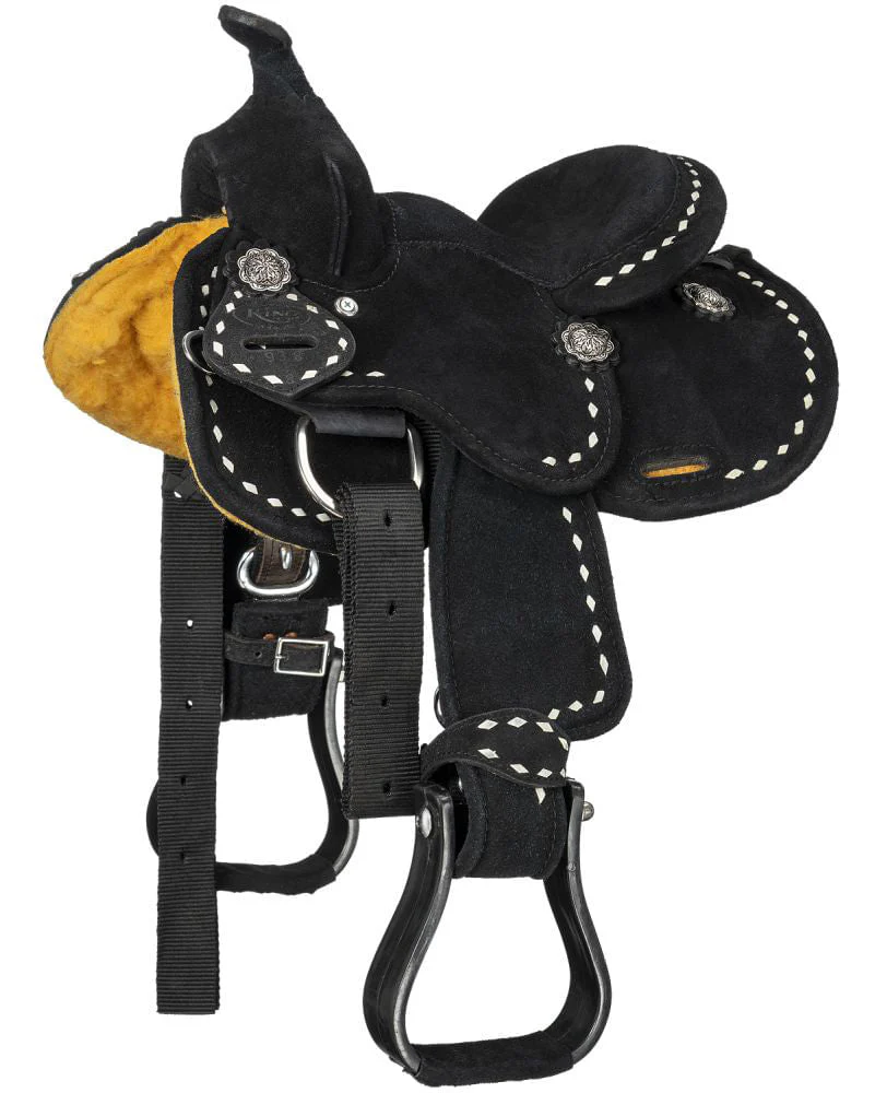 King Series Mini Stratford Suede Barrel Saddle - Pet's Shop
