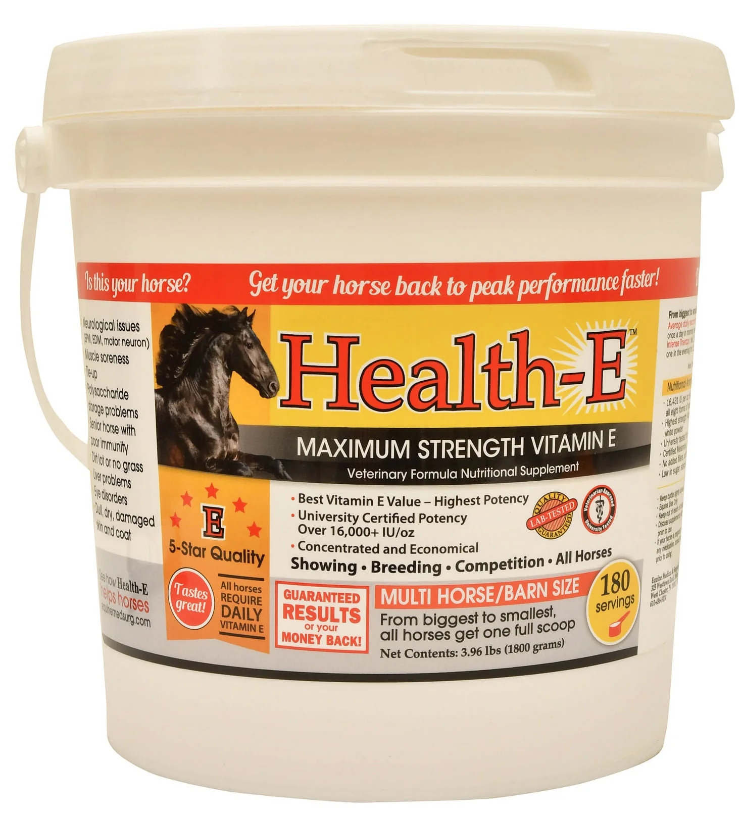 Health-E Maximum Strength Vitamin E Supplement - Pet's Shop