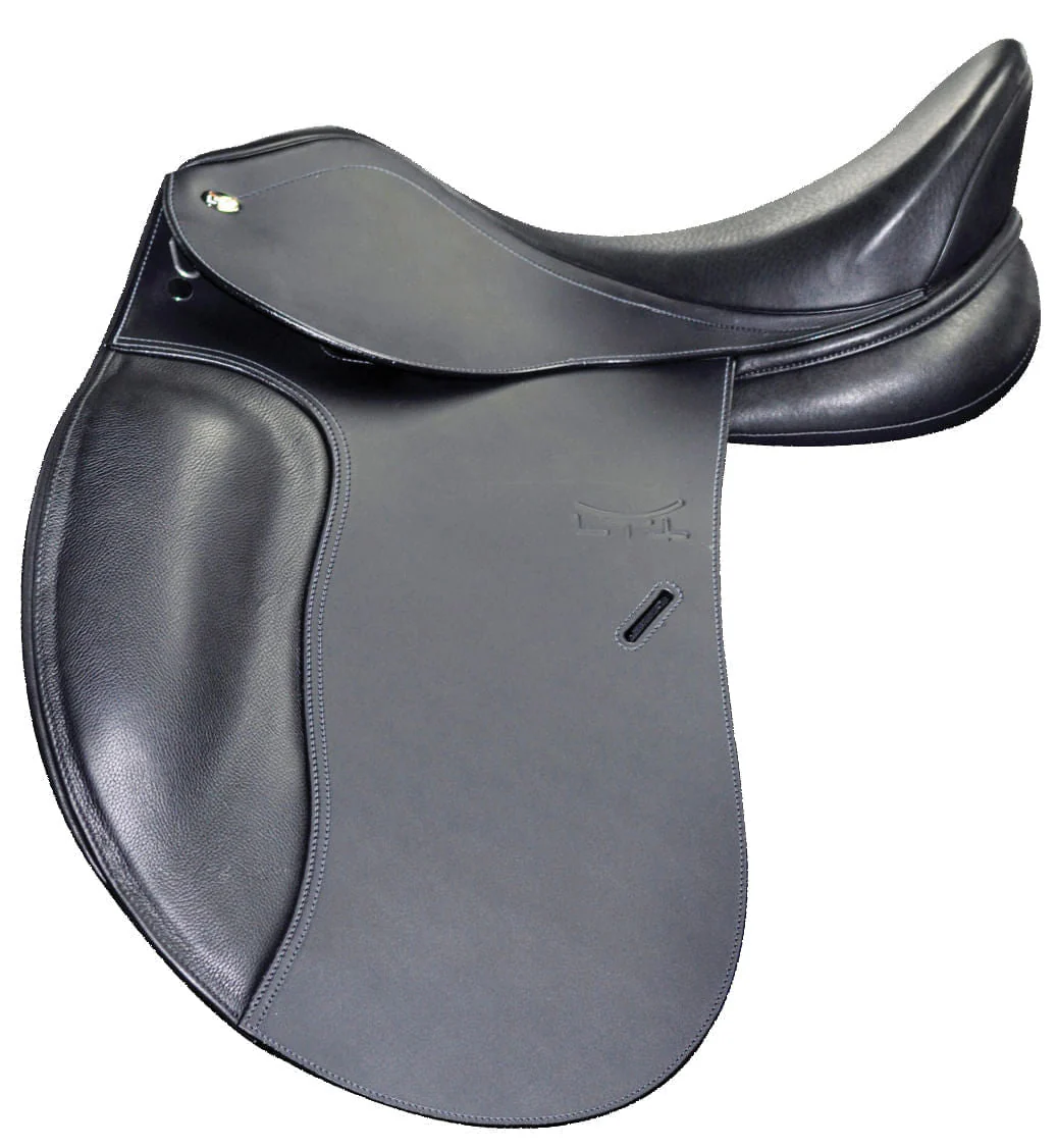 Letek Plus Dressage Saddle, Black - Pet's Shop