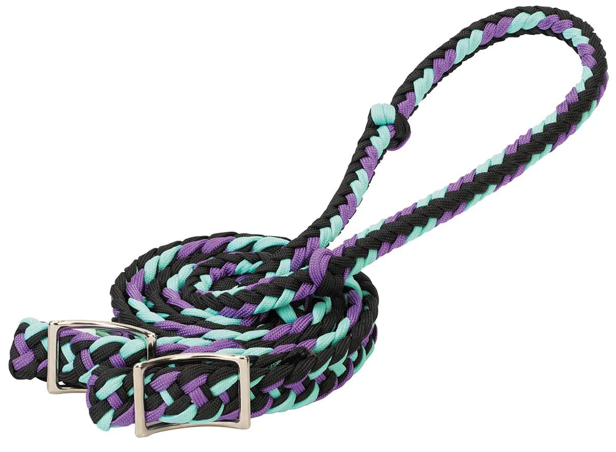 Braided Nylon Barrel Reins - Pet's Shop