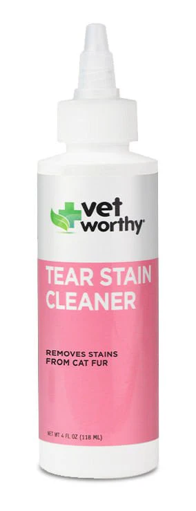 Vet Worthy Feline Tear Stain Cleaner, 4 oz - Pet's Shop