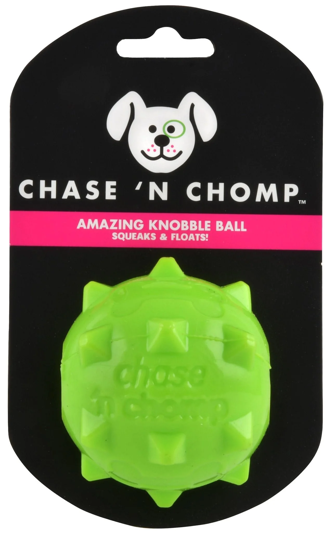 Amazing Knobble Ball Squeak & Float Dog Toy - Pet's Shop