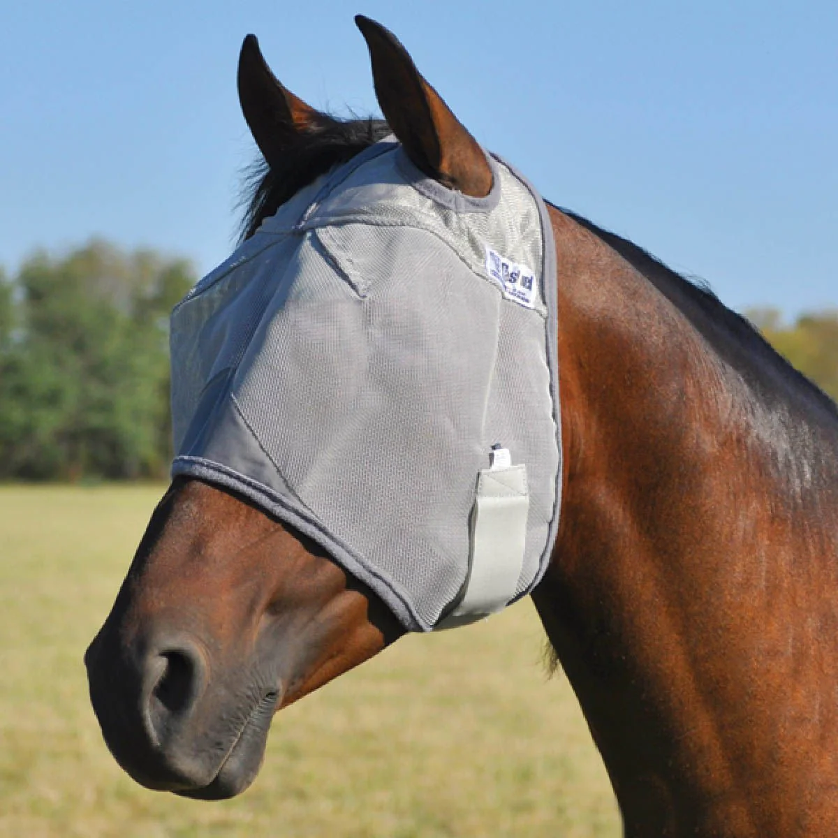 Cashel Crusader Fly Mask, Grey - Pet's Shop