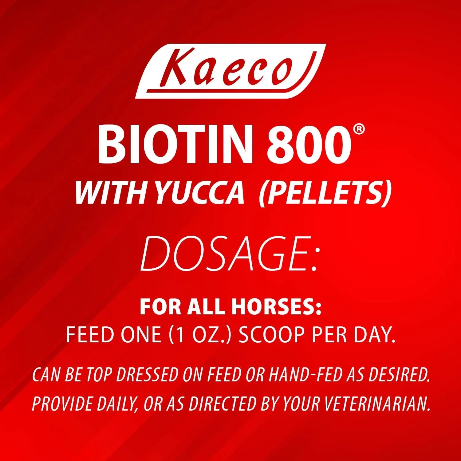 Biotin 800 Pellets Equine Supplement - Pet's Shop