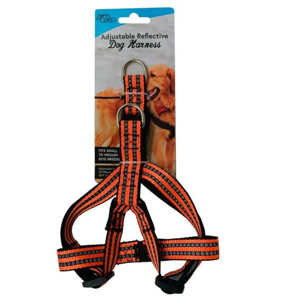 Adjustable Reflective Dog Harness, Assorted Colors, Up to 25 lbs - Pet's Shop