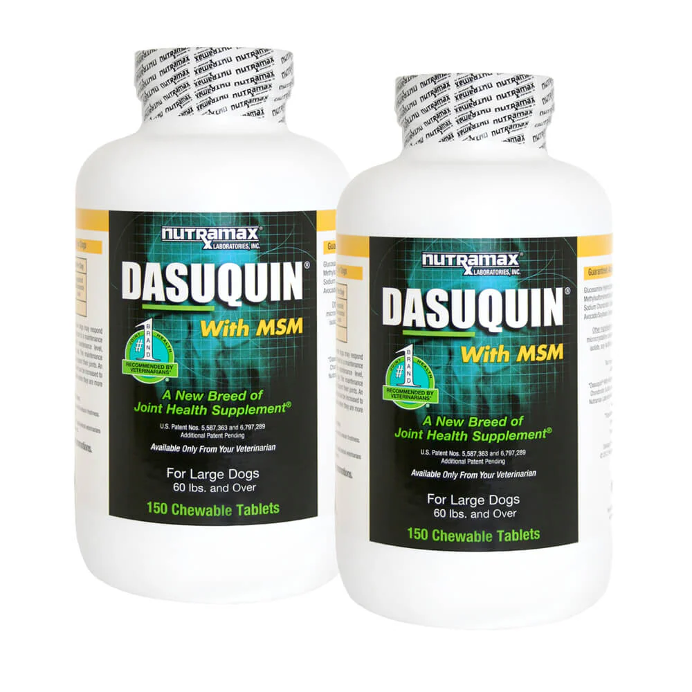 Nutramax Dasuquin for Dogs, Joint Health Supplement, Contains Glucosamine, Plus Chondroitin, ASU, MSM and More, Supports Healthy Joints, Chewable Tablets - Pet's Shop