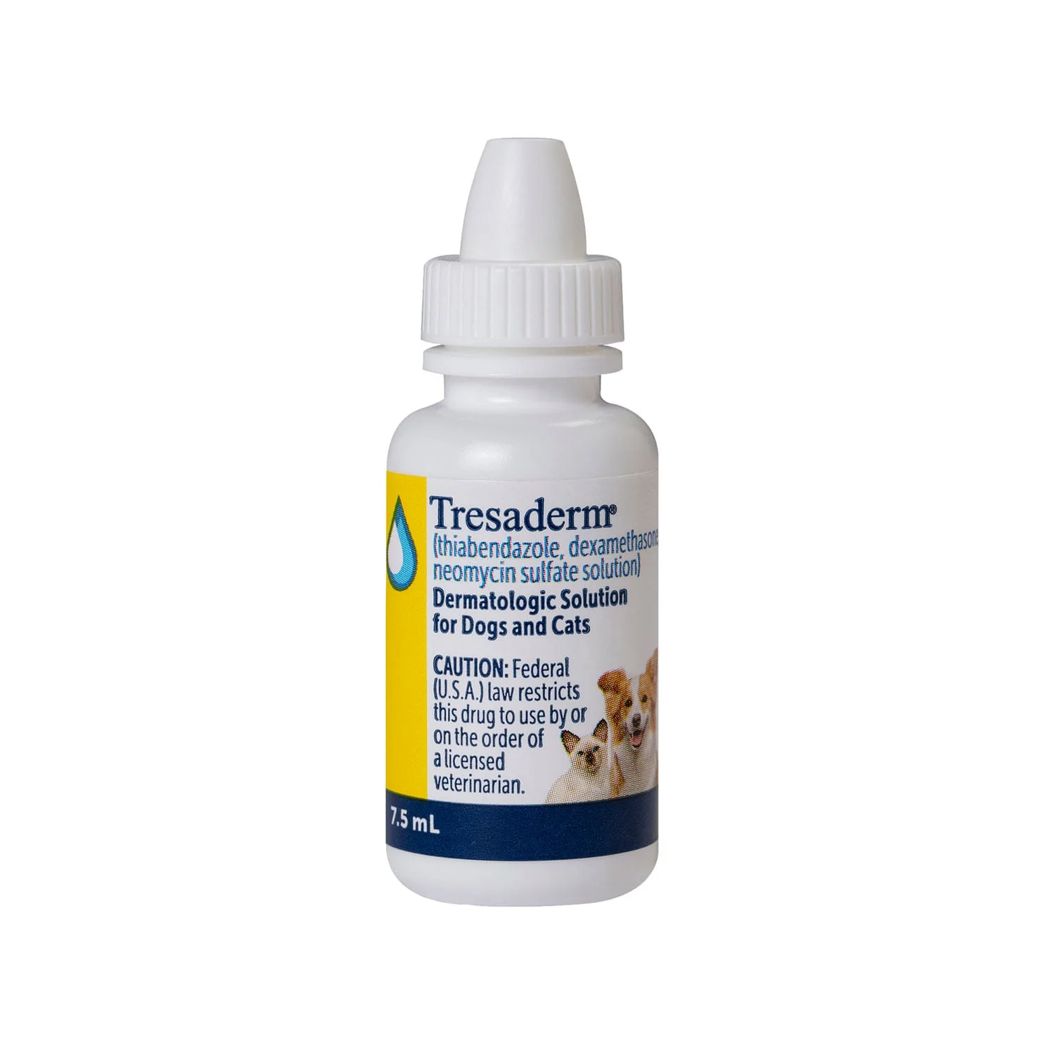 Rx Tresaderm (thiabendazole, dexamethasone, neomycin sulfate solution) Dermatologic Solution for Dogs & Cats - Pet's Shop