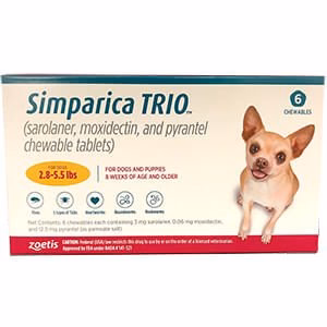 Simparica Trio Chewable Tablets for Dogs - Pet's Shop