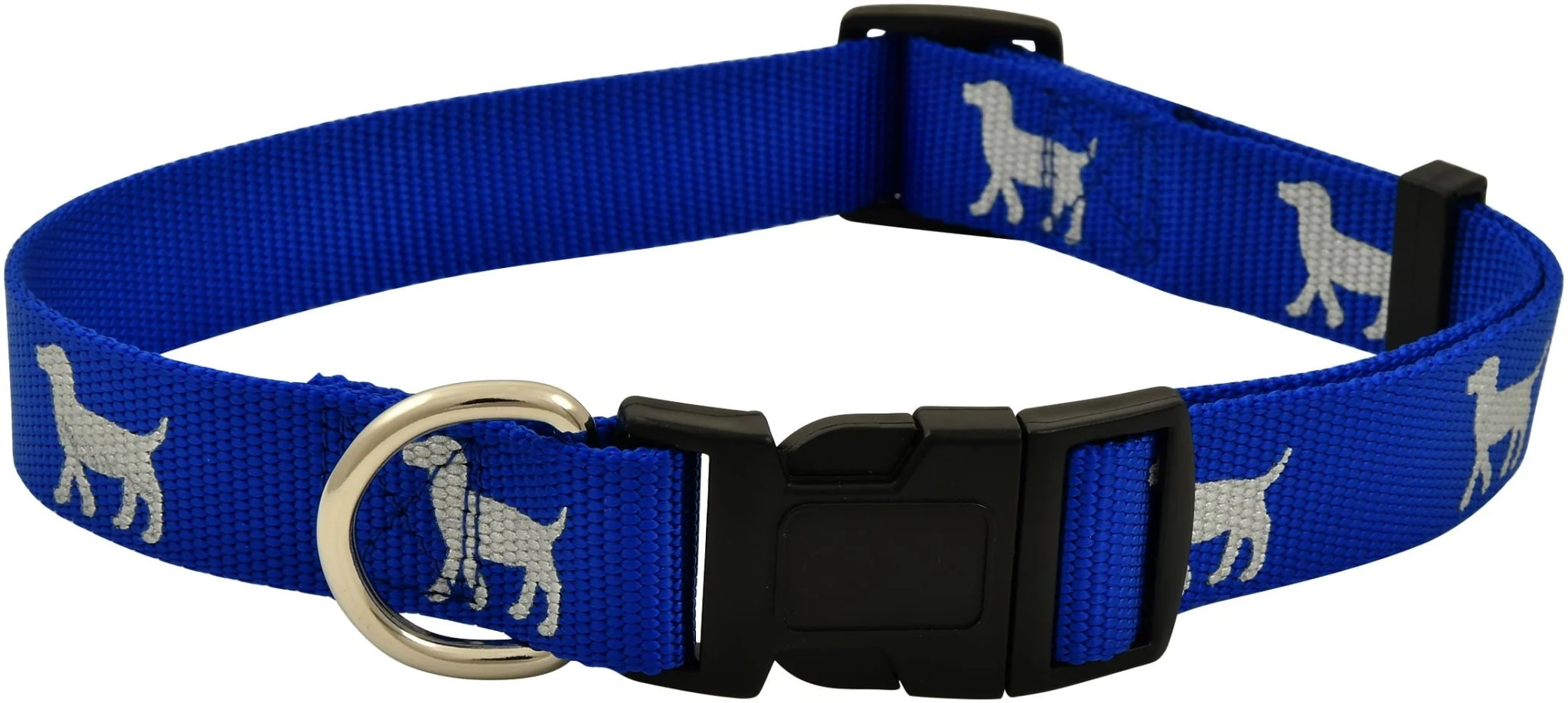 Reflective Hound Series Nylon Dog Collars, 3/4