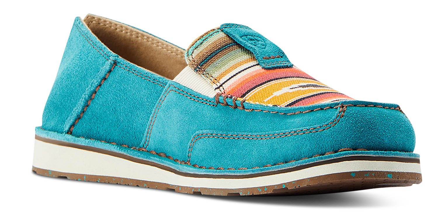 Ariat Women's Cruisers, Teal & Suede - Pet's Shop