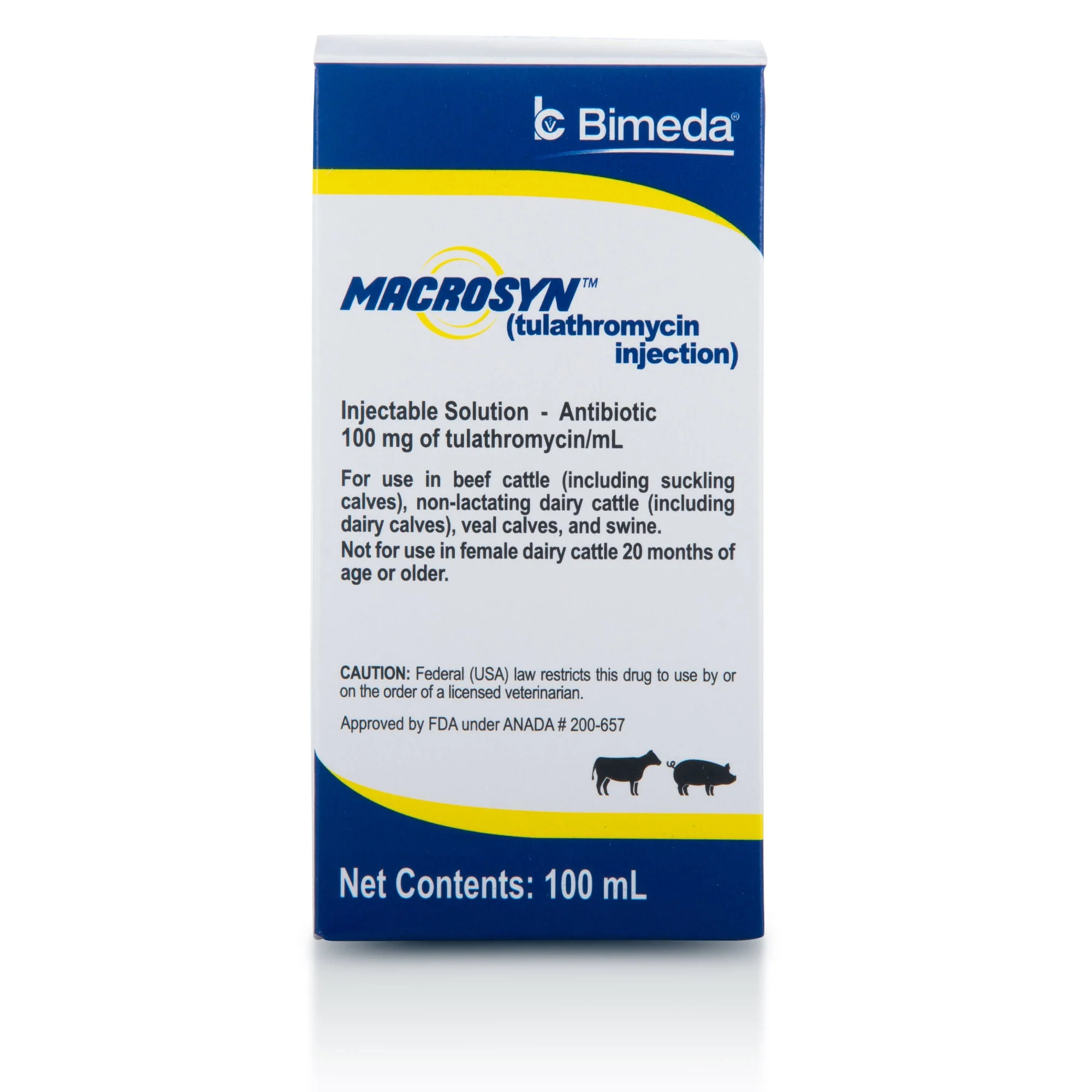 Rx Macrosyn (tulathromycin) Injection for Swine & Cattle - Pet's Shop