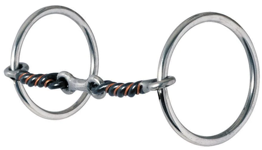 Reinsman Traditional Sweet and Sour Dog Bone Loose Ring Snaffle Bit - Pet's Shop