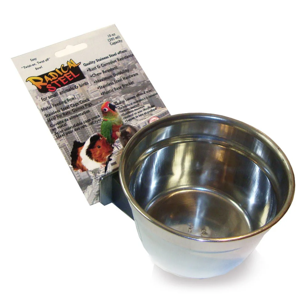 Stainless Steel Crock, 10 oz - Pet's Shop