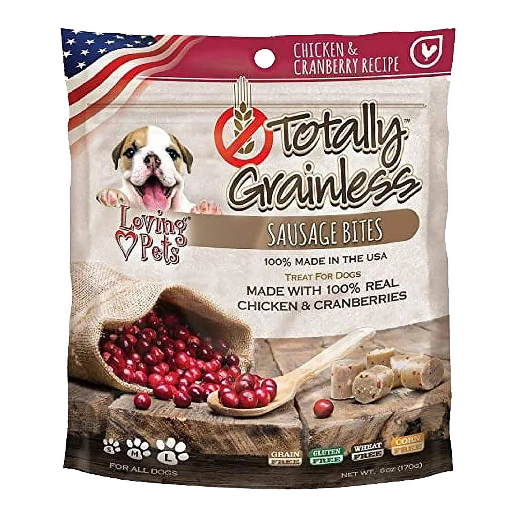 Totally Grainless Sausage Bites, 6 oz - Pet's Shop