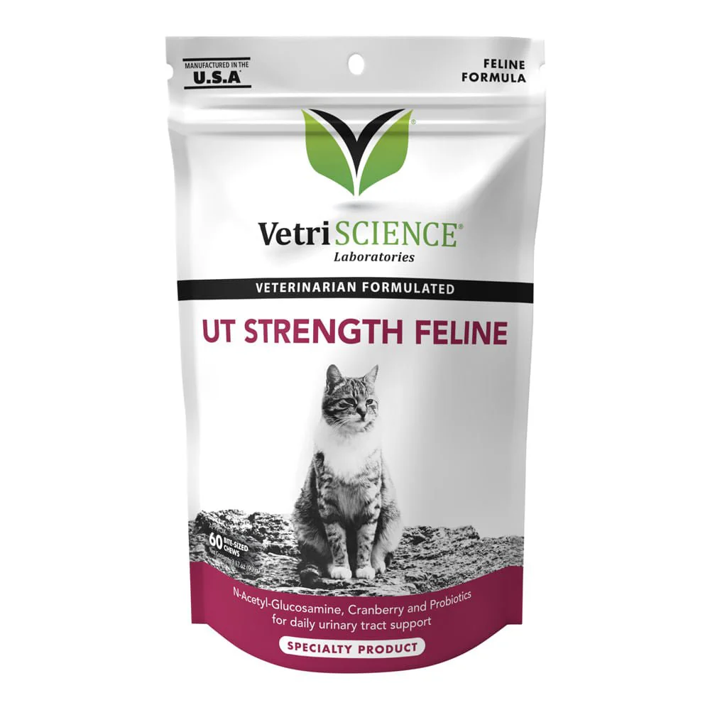 VetriScience UT Strength Feline, 60 Bite-Sized Chews - Pet's Shop