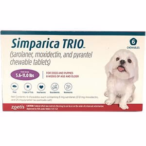 Simparica Trio Chewable Tablets for Dogs - Pet's Shop