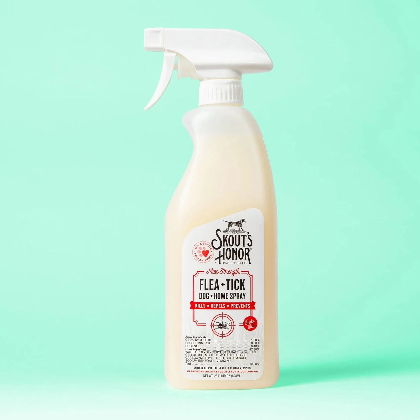 Skout's Honor Flea + Tick, Dog & Home Spray, 28 oz - Pet's Shop