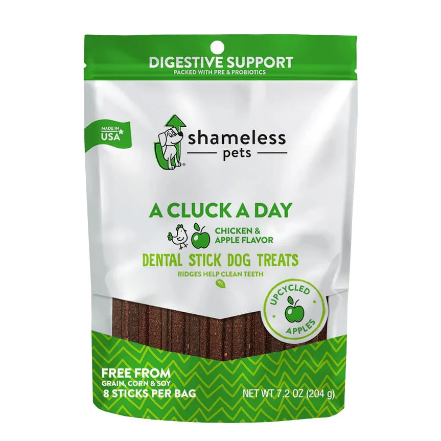 Shameless Pets Dental Sticks, 7.2 oz - Pet's Shop