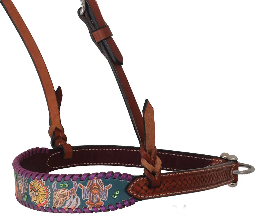 Rafter T Tie Down Noseband, Tribal Print - Pet's Shop