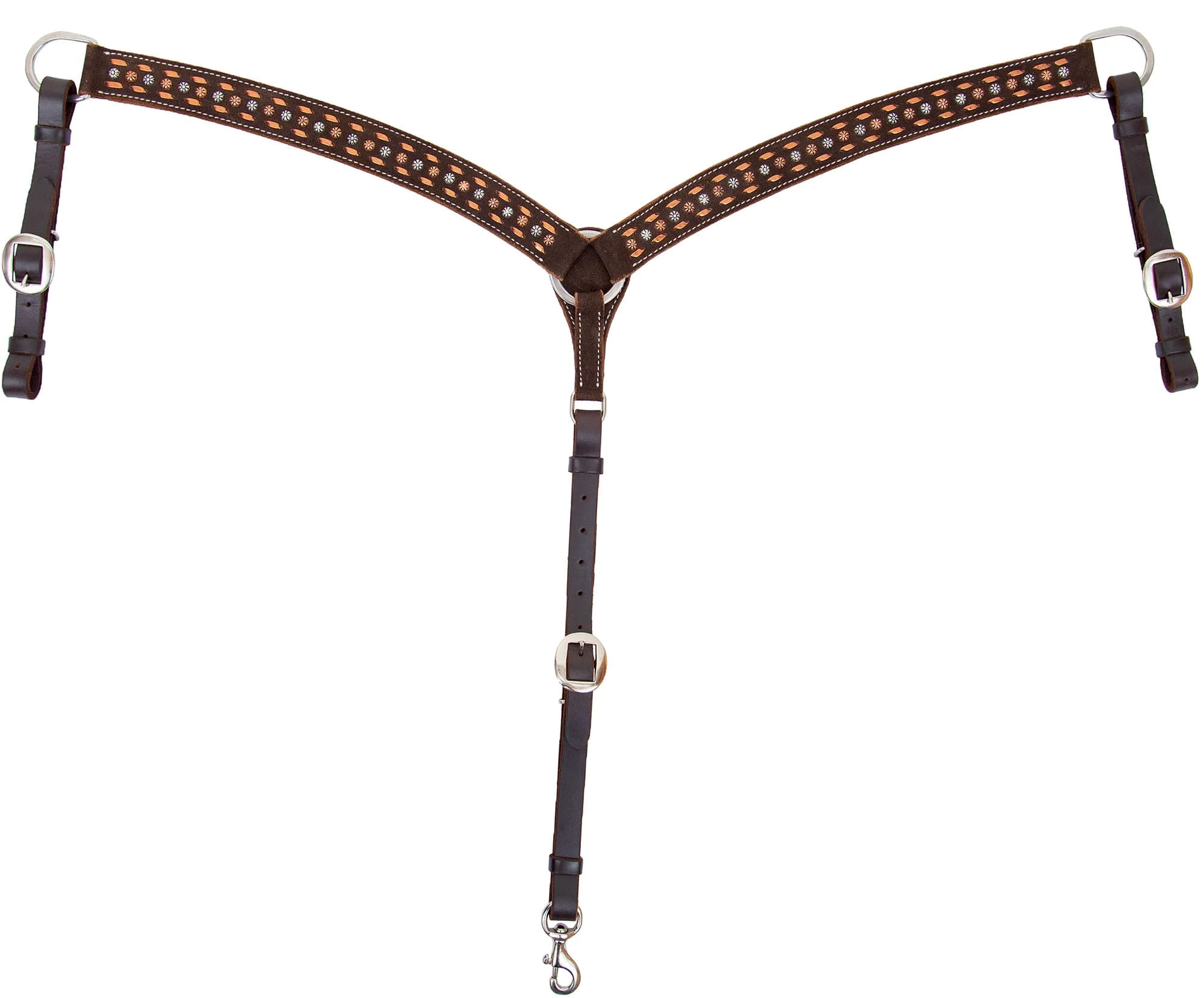 Copper Buckstitch Breast Collar - Pet's Shop
