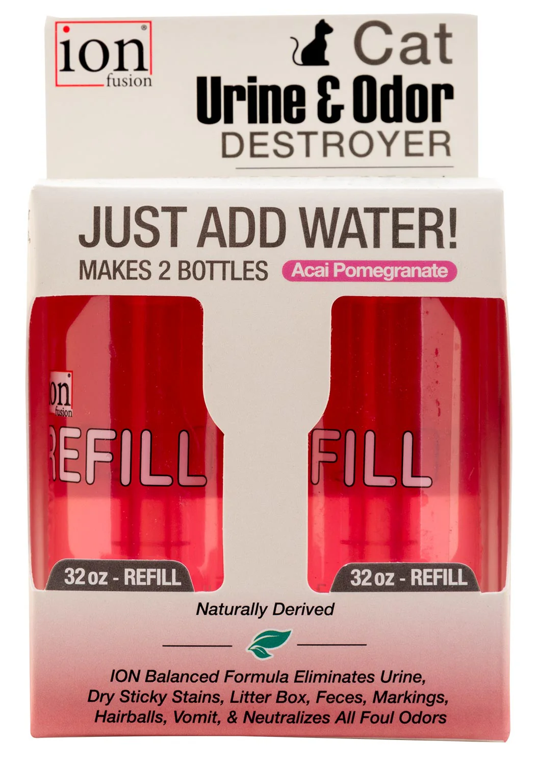 Cat Urine & Odor Destroyer Refill, Acai Pomegranate, 2 pk - Pet's Shop