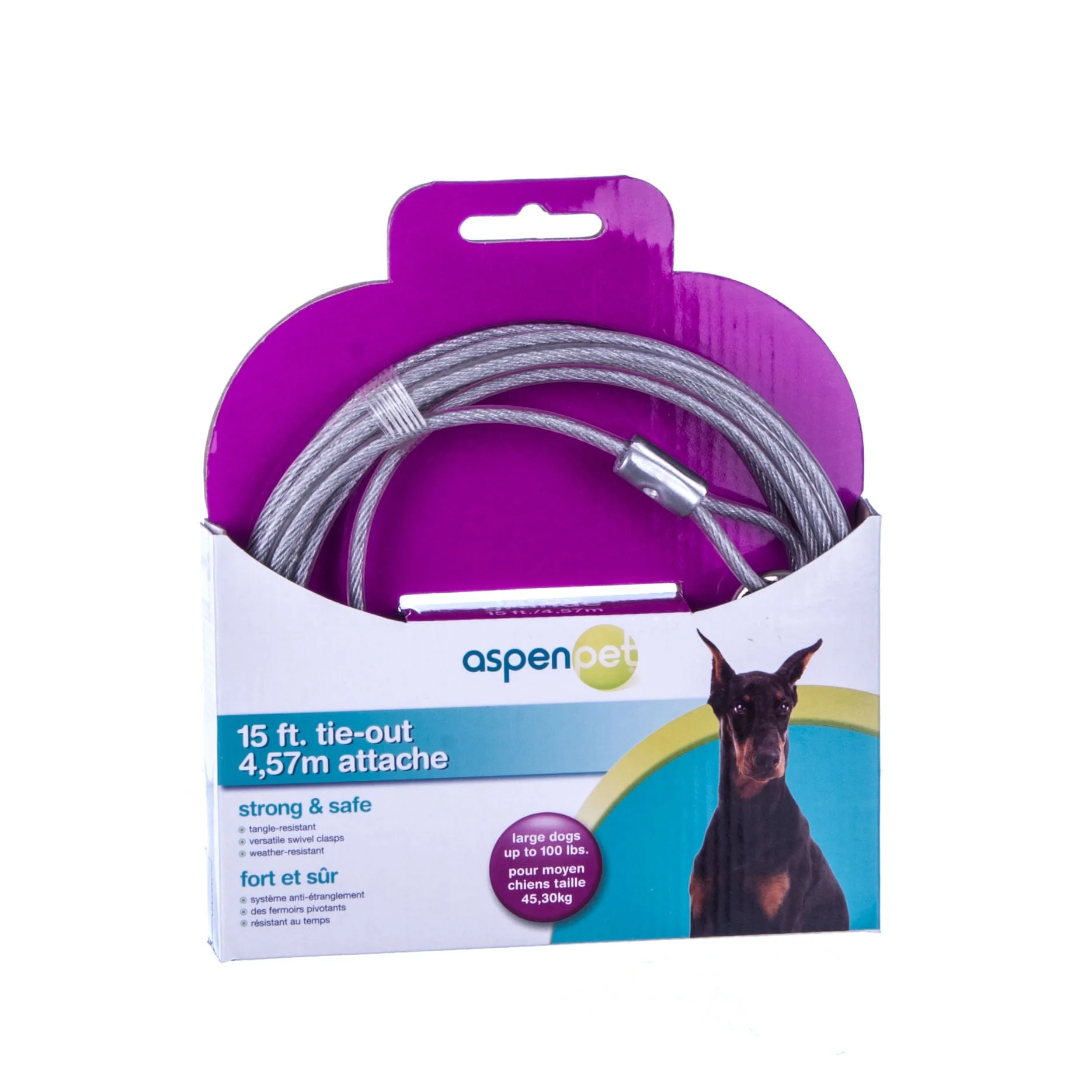 AspenPet Tie-Out Cables - Pet's Shop