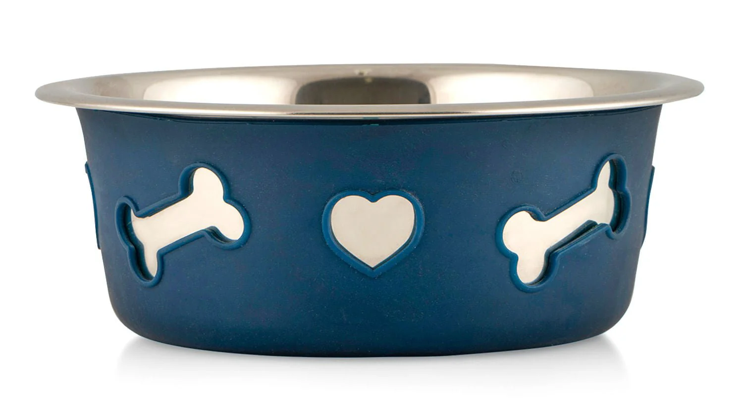 WeatherBeeta Non-Slip Stainless Steel Silicone Dog Bowl, 6