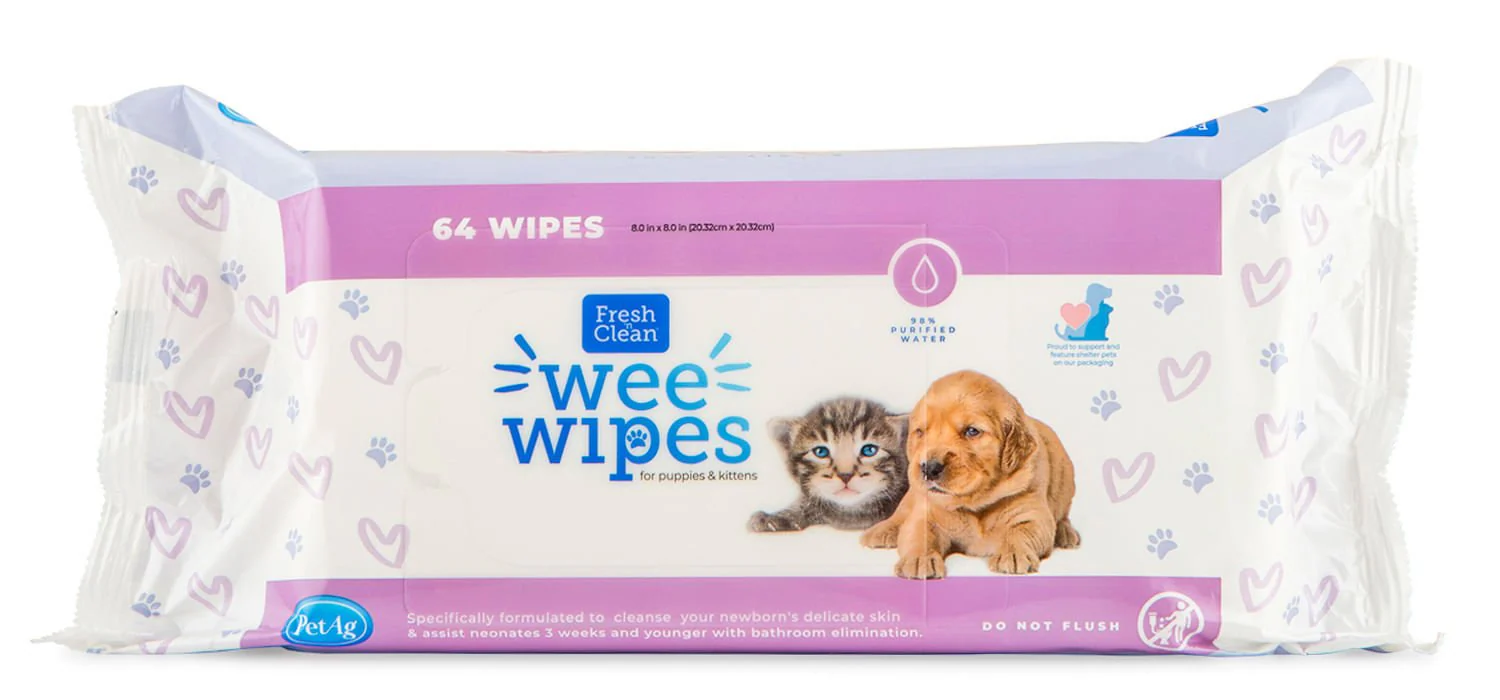Fresh 'n Clean Wee Wipes, 64 ct - Pet's Shop