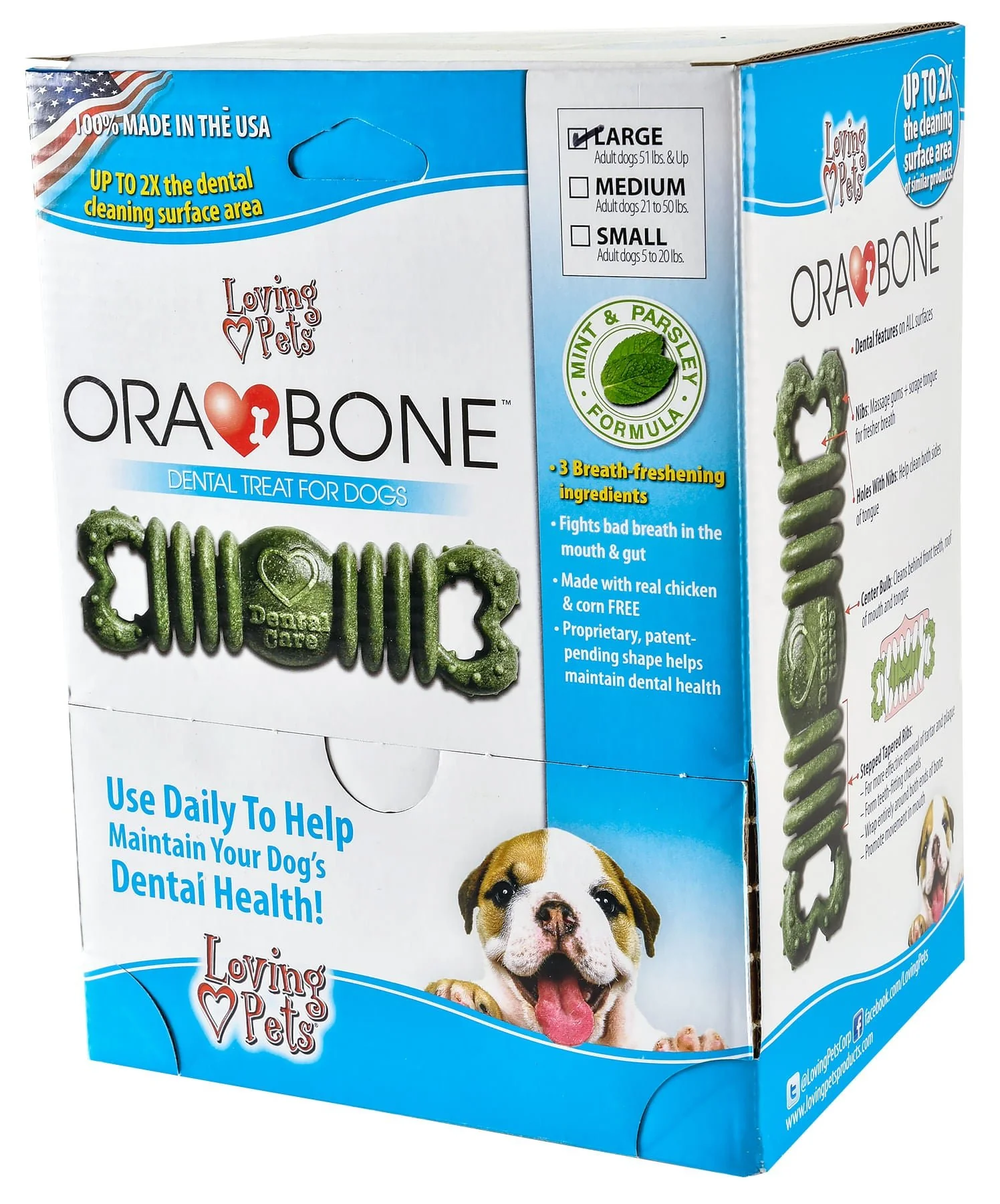 Ora-Bone Dental Treats for Dogs - Pet's Shop