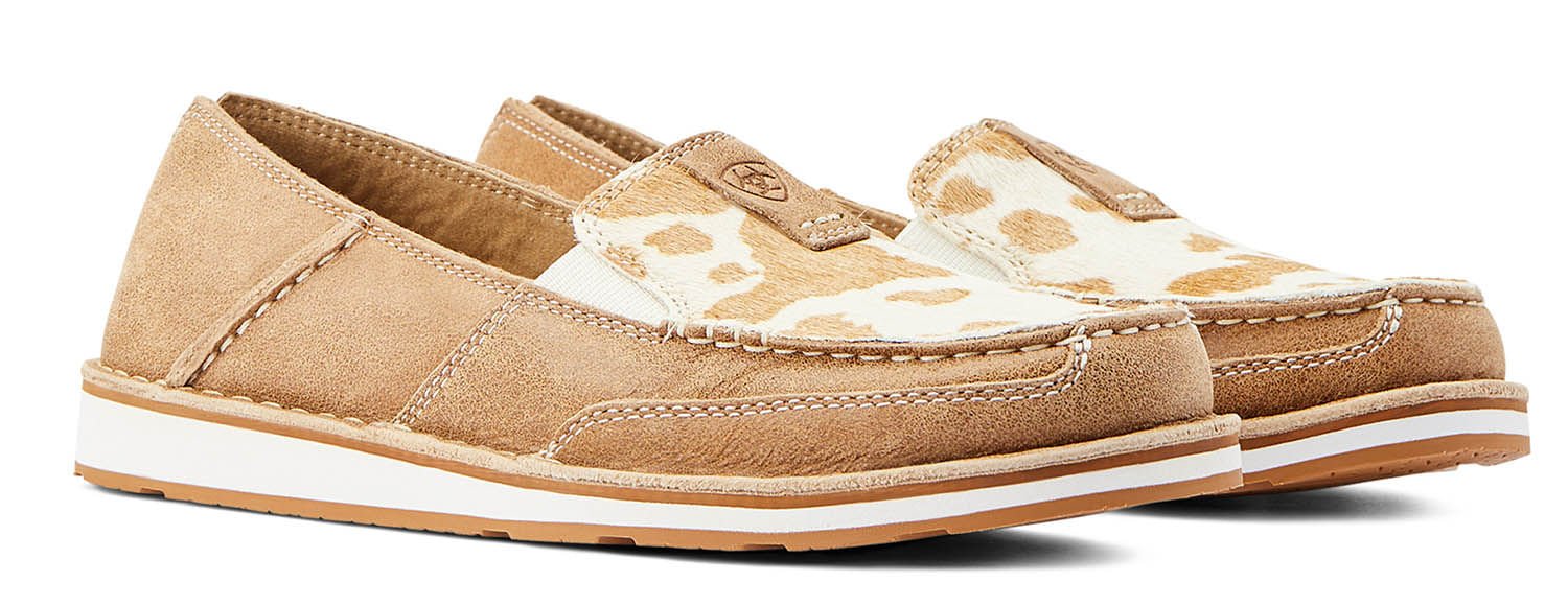 Ariat Women's Cruisers, Adobe/ Tan and White Hair On - Pet's Shop