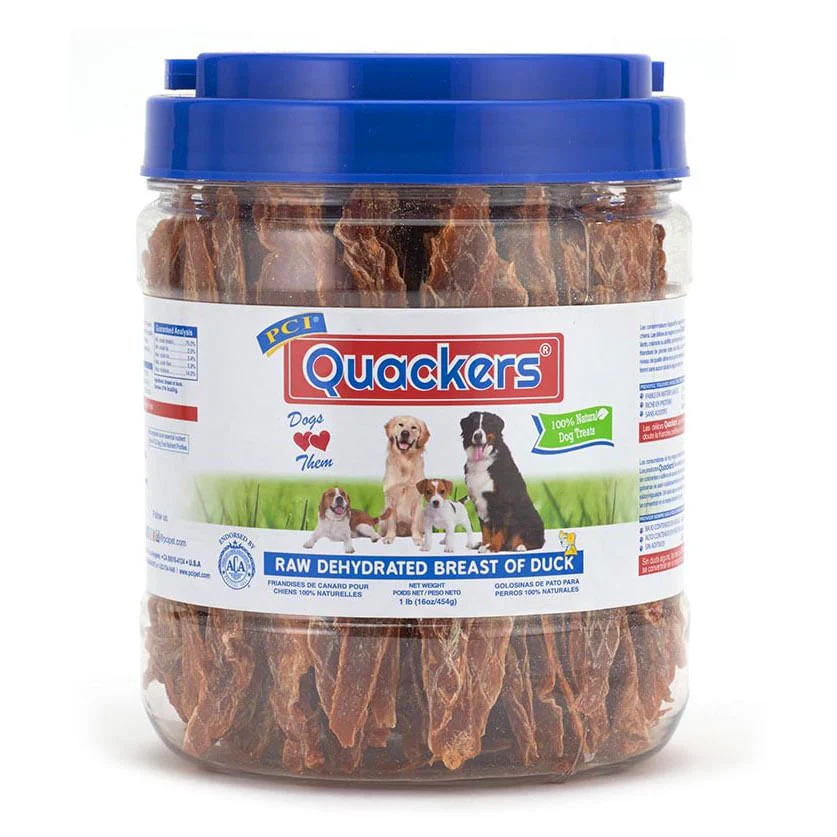 Quackers Canister, 1 lb - Pet's Shop