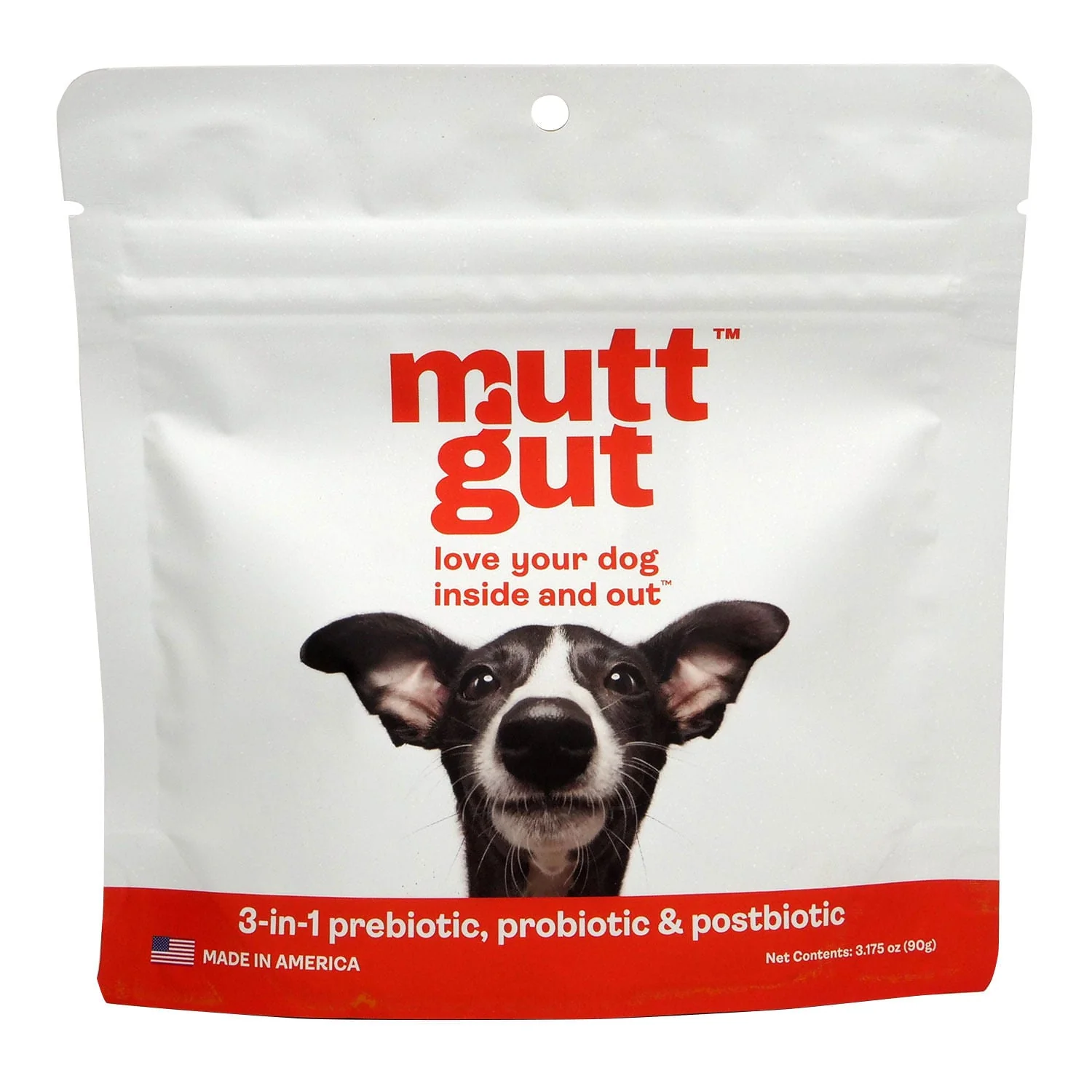 Mutt Gut 3-in-1 Pre + Pro + Postbiotic Supplement for Dogs - Pet's Shop