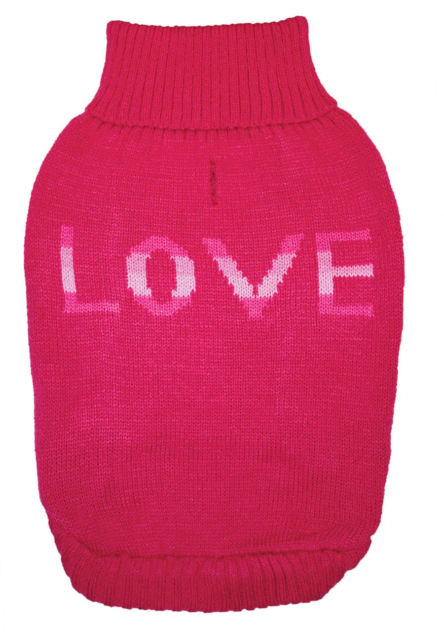 True Love Dog Sweater - Pet's Shop