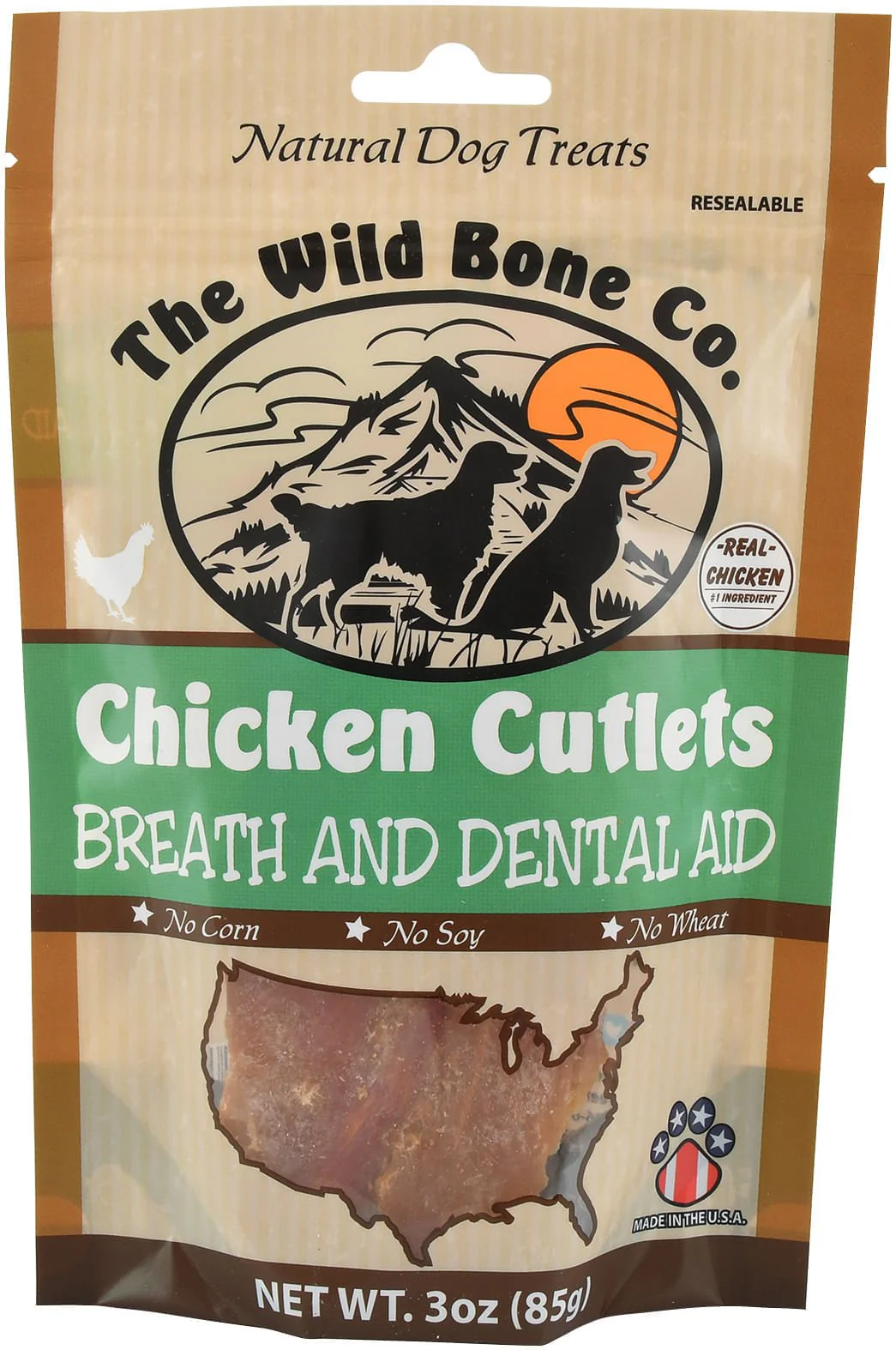 Chicken Cutlets with Breath & Dental Aid - Pet's Shop