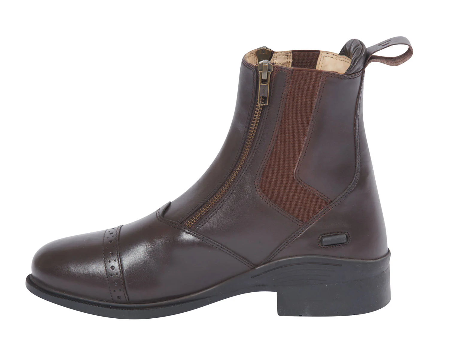 Dublin Evolution Double Zip Front Paddock Boots, Brown - Pet's Shop