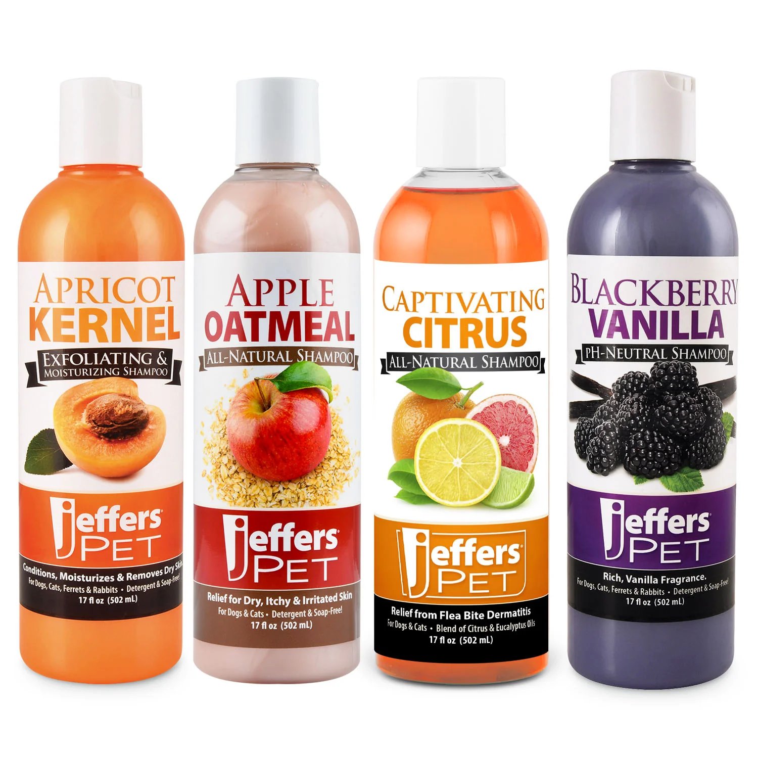 Fruity Pup Shampoos, 4 Piece Kit - Pet's Shop