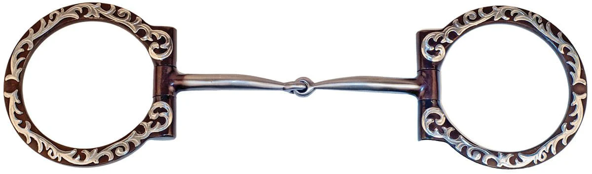 Classic Antique Floral Western Dee Ring Show Bit - Pet's Shop