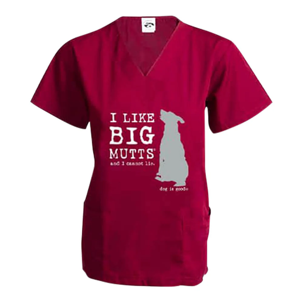 Dog is Good Scrub Top, I Like Big Mutts - Pet's Shop