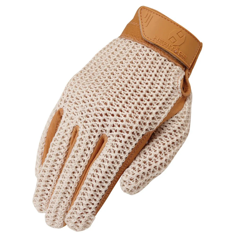 Crochet Riding Gloves, Adult - Pet's Shop
