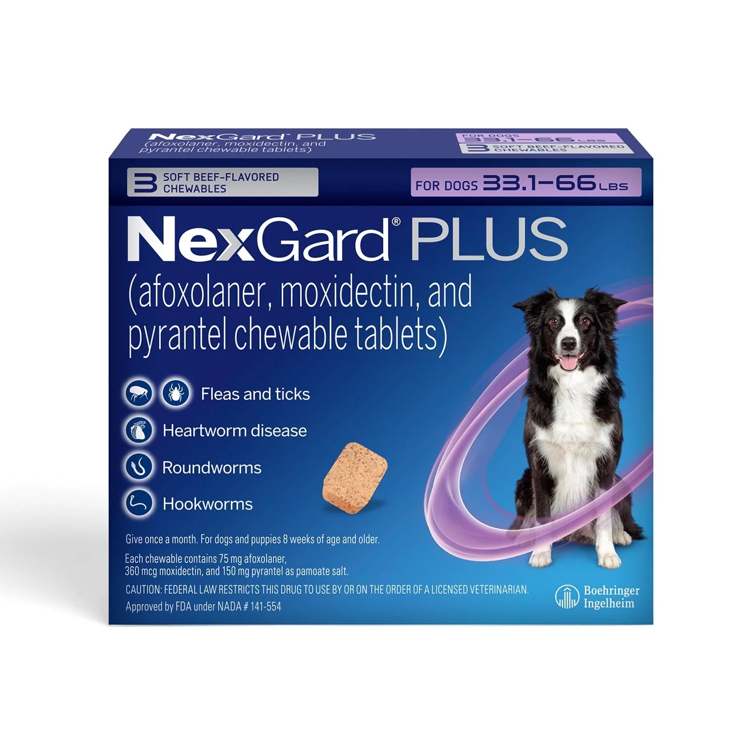 Rx NexGard Plus Chewable Flea & Tick Tablets for Dogs - Pet's Shop