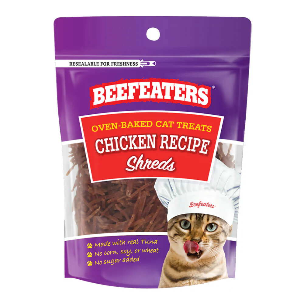 Beefeaters Chicken Fillet Shreds, 1.41 oz, Case of 12 - Pet's Shop
