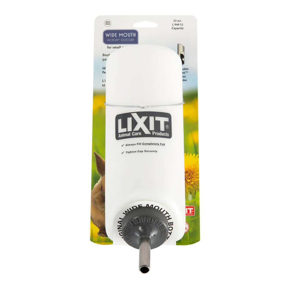 Lixit Plastic Wide Mouth Bottle - Pet's Shop