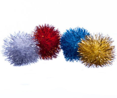 Tinsel Balls, Each - Pet's Shop