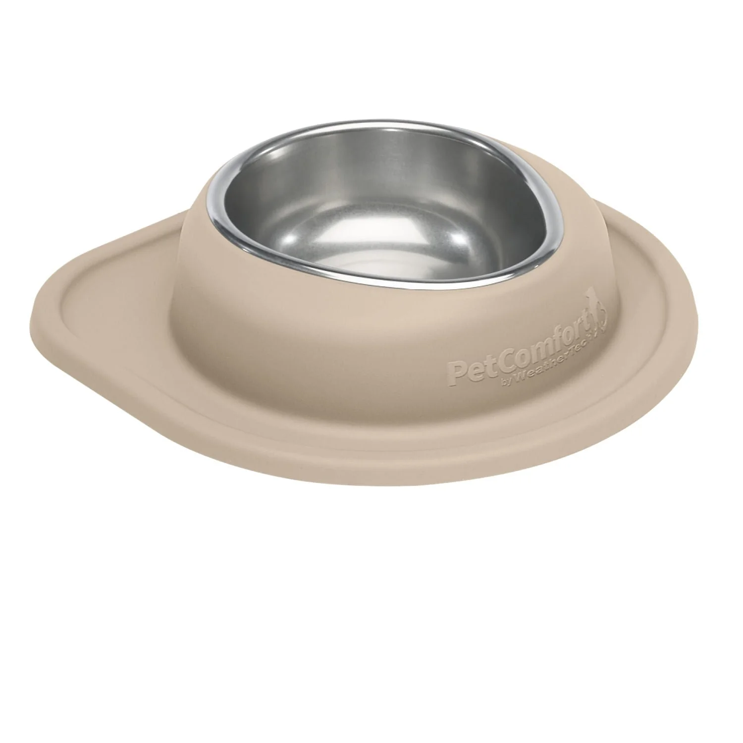 WeatherTech Single Low Pet Feeding System, Stainless Steel - Pet's Shop