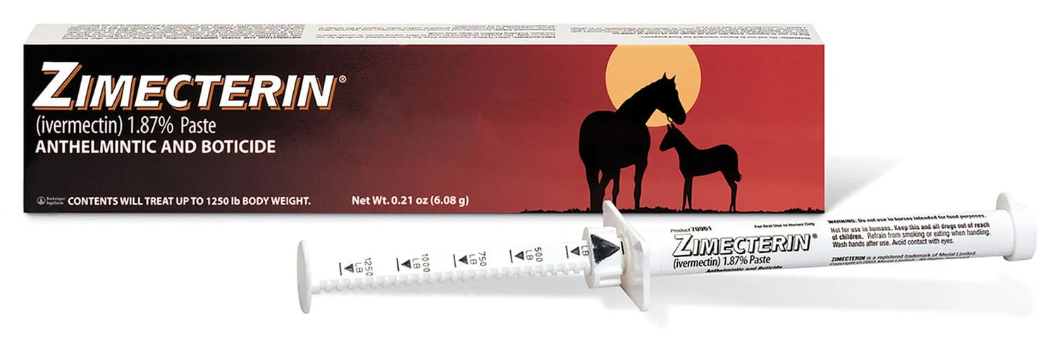Zimecterin Horse Dewormer Paste, 1-dose - Pet's Shop