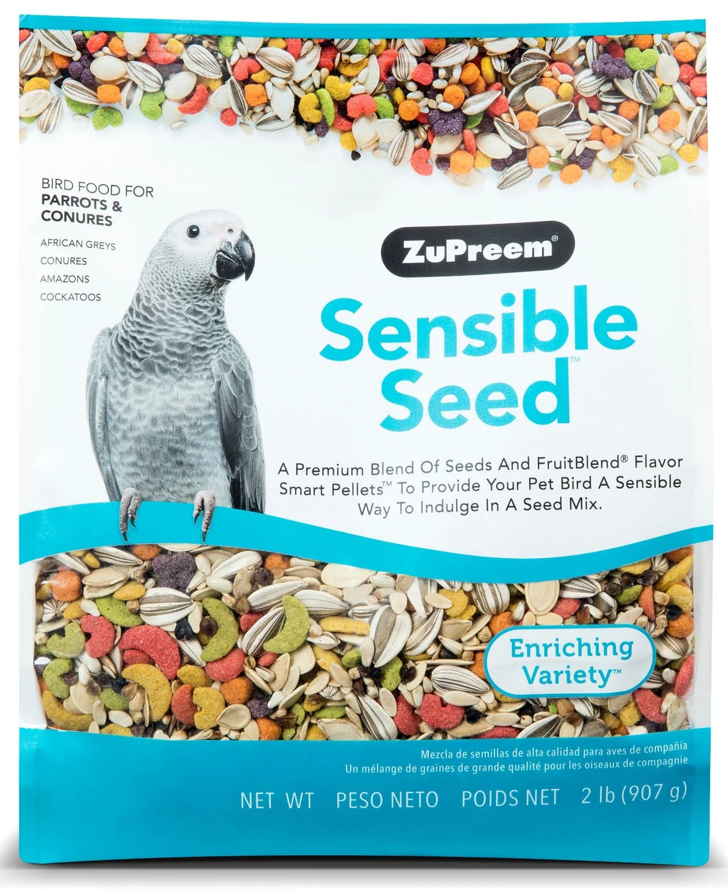Sensible Seed Bird Food for Parrots & Conures - Pet's Shop