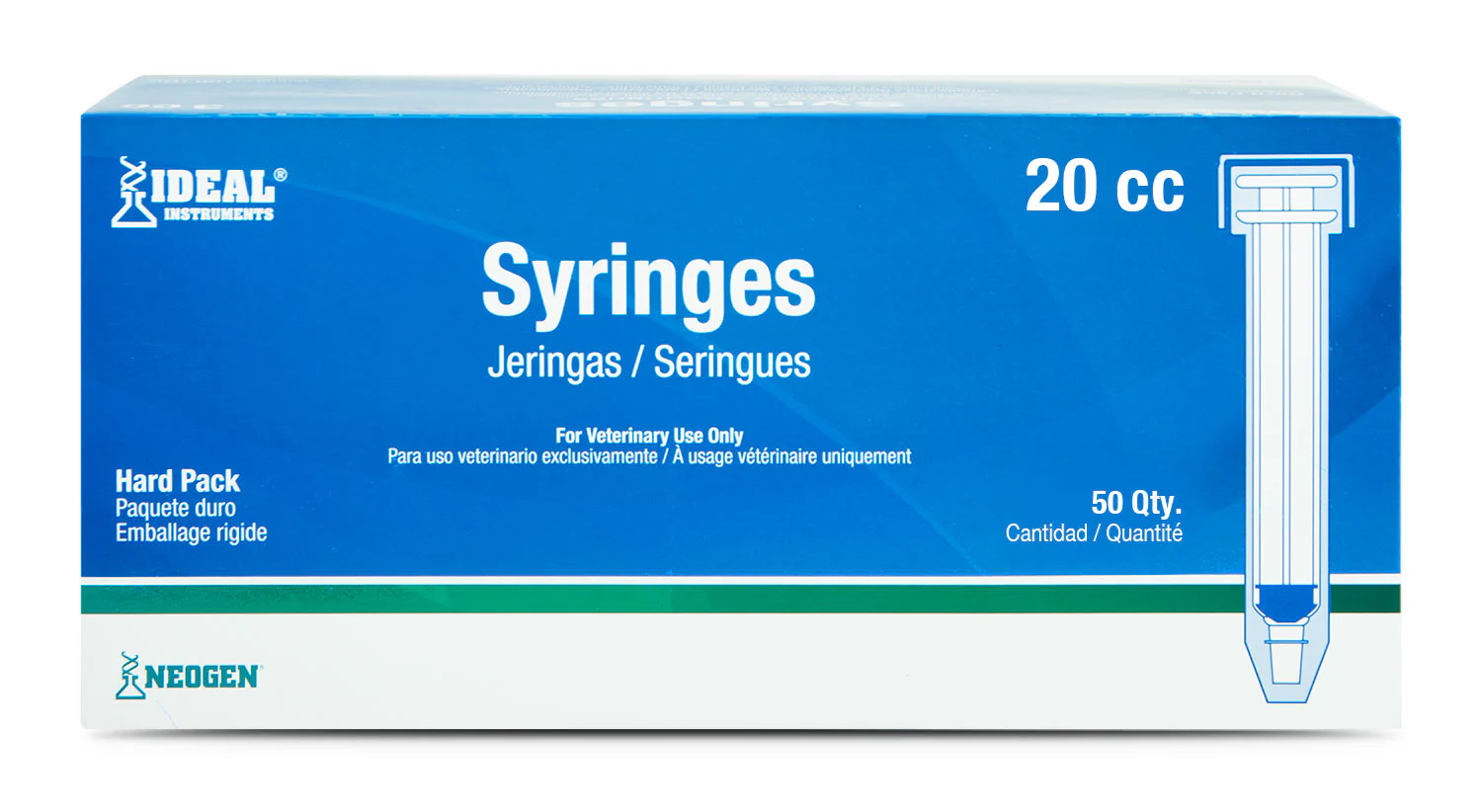 Ideal Luer Slip Syringes, Boxes - Pet's Shop