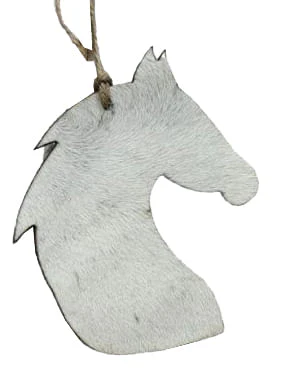 Cowhide Leather Christmas Ornament - Pet's Shop